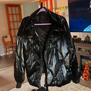 SHIEN Black Puffer Quilted Jacket   🖤✨️⭐️PRE LOVED ⭐️✨️